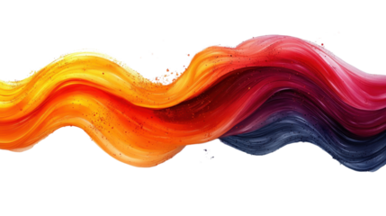 yallow ink brush stroke, hand-drawn watercolor splash paint abstract background vector illustration on a white background. Vector illustration