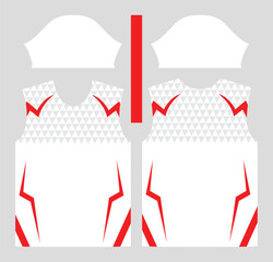 Modern Sports Jersey Design Template for Cricket Football Soccer and Athletic Wear