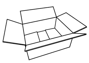 空のダンボール箱