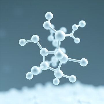 prednisone molecular structure 3d, glucocorticoid, structural chemical formula view from a microscope