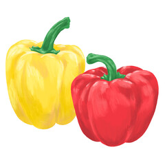 bellpaper fruit botanical digital painting