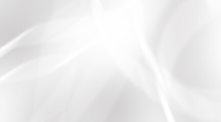 Abstract flowing white fabric with soft light and shadow creating elegant texture