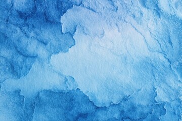 Naklejka premium Abstract cerulean blue watercolor wash texture background wallpaper. Copy space, cold ice color art, contemporary artistic backdrop 