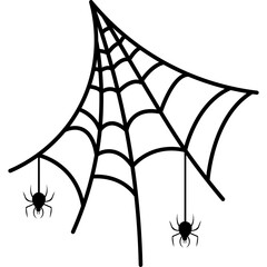 Halloween Spider Web Decoration