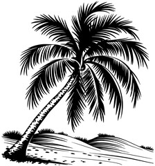 Palm Beach SVG Illustration