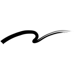 Hand Drawn Brush Line