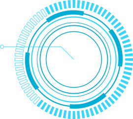 Futuristic Interface Circle