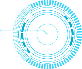 Futuristic Interface Circle