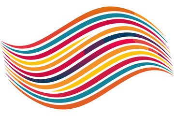 Abstract Gradient Ripple Background – Blue, Pink and Purple Vertical Waves