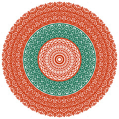 Signs and symbols. Circle pattern lotus or flower mandala art design. colorful, vintage, tradition, classic, dco, cycle, islamic, arabic, embroidery, bandana, Indian motifs, traditional, Turkish .