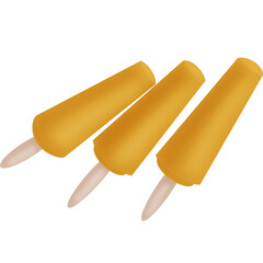 Kulfi Stick Illustration