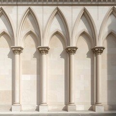 Ornate stone archway facade