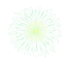 Obraz premium Colorful Fireworks Illustration
