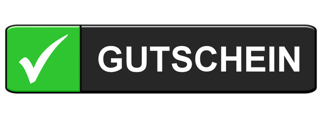 Gutschein - Button Banner