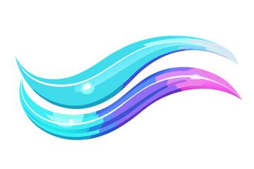 Modern abstract digital background featuring vertical ripple wave patterns in soft blue, purple, and pink gradient tones. Perfect for use in graphic design, web design, presentations, wallpapers, digi