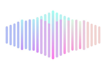 Modern abstract digital background featuring vertical ripple wave patterns in soft blue, purple, and pink gradient tones. Perfect for use in graphic design, web design, presentations, wallpapers, digi