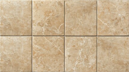 Beige travertine stone mosaic tiles