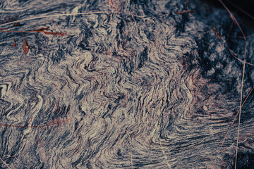 wavy texture on rocks