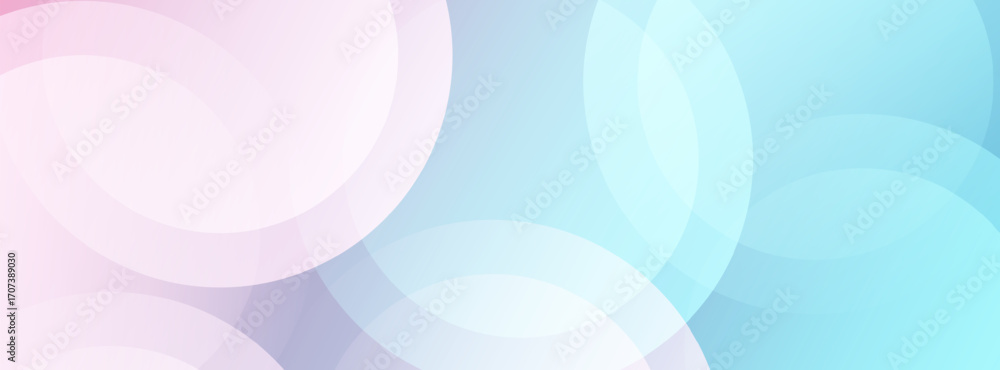 Poster modern abstract background with soft pastel circles and light effects, ideal for a web banner or hea