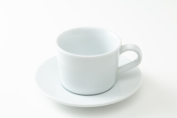 カップアンドソーサー　白バック