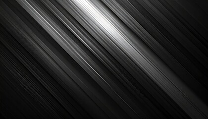 Diagonal streaks of gray and black converge towards a bright, blurred center, creating dynamic movement and a minimalist, modern feel