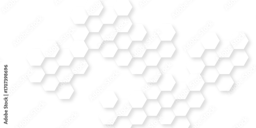 Poster abstract background with hexagons futuristic glowing technology. graphic concept. vector honeycomb c