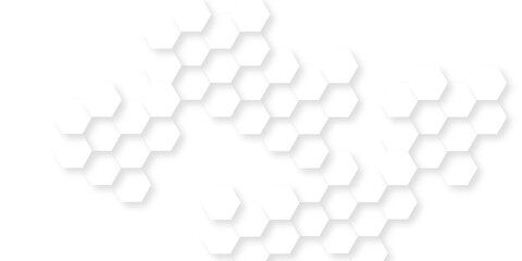 Abstract background with hexagons futuristic glowing technology. Graphic concept. Vector honeycomb cell mosaic hexagon.