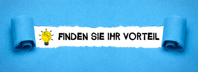 Finden Sie Ihr Vorteil	
