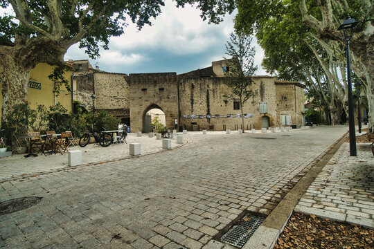 Fototapeta Town of Cucuron, Provence, France