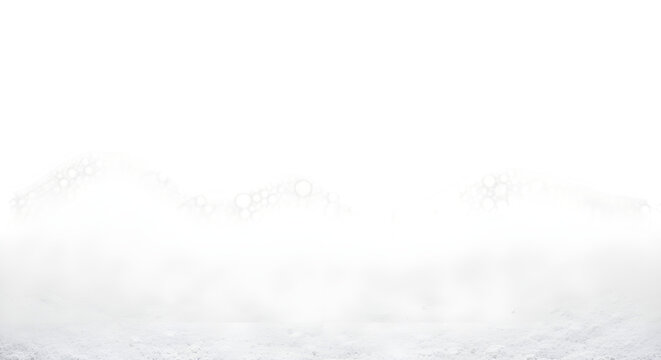 Abstract snowy mountain peak horizon snowy landscape winter nature scenic atmosphere cold ice powder flakes frost chill isolated on transparent background - Powered by Adobe