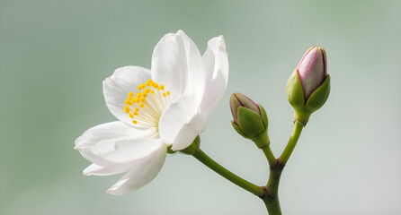 Jasmine Flower Macro Photograph