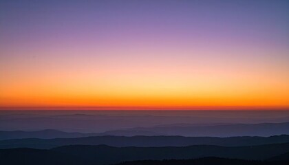 Golden Hour Serenity Calm Beach with Subtle Ripples Under Warm Golden Sky Scenery with Gradient of Purple Orange and Yellow Hues During Tranquil Sunset