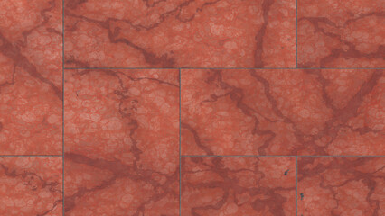 Luxurious red marble tile texture creating a seamless and high quality material for architectural projects and decorative designs with natural veining