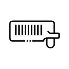 Barcode Stripe Retail Checkout Icon For Web And Graphic Design