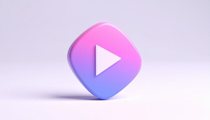 purple glossy button