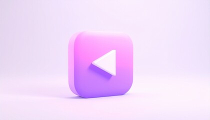 purple glossy button