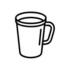 Coffee Mug With Handle Icon For Web And Graphic Design
