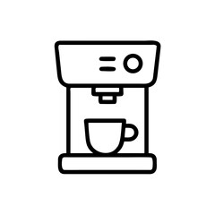 Espresso Coffee Machine Icon For Web And Graphic Design