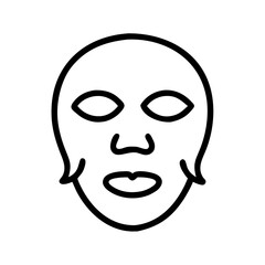 Face Mask Beauty Treatment Icon For Web And Graphic Design