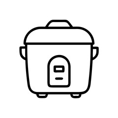 Household Rice Cooker Icon For Web And Graphic Design