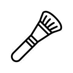 Makeup Brush Beauty Accessory Icon For Web And Graphic Design