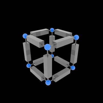 Metal-organic framework, illustration