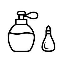 Perfume Bottle Fragrance Spray Icon For Web And Graphic Design