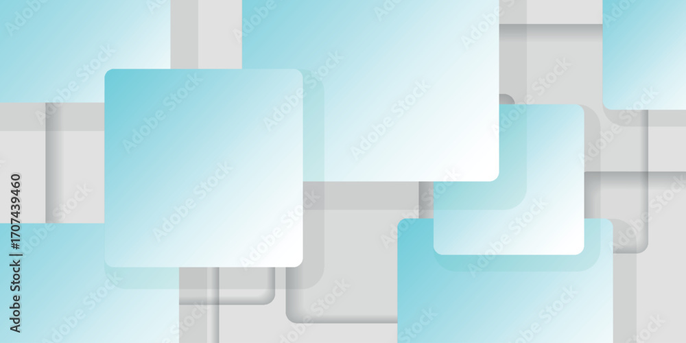 Fototapete white abstract background with overlapping layers. modern design element box style concept for banne