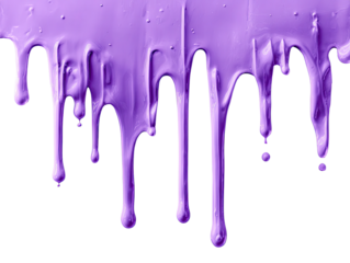 Purple paint drips on black background