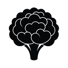 Cauliflower Icon Vector