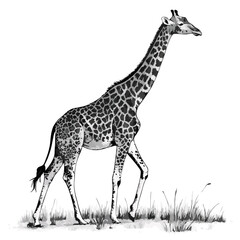 Naklejka premium giraffe vector illustration