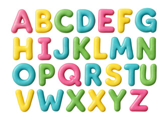 Fondant letters for cake decoration