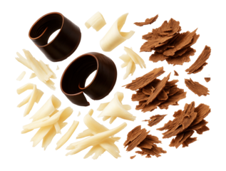 Chocolate toppings for elegant desserts