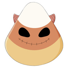 Halloween Candy Corn cute drawing clipart